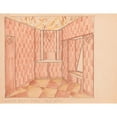 thumbnail image 3 of Winold Reiss 24x19 Black Modern Framed Museum Art Print Titled - Design for Small Showroom or Powder Room.) (Interior Perspective Study (1910), 3 of 5