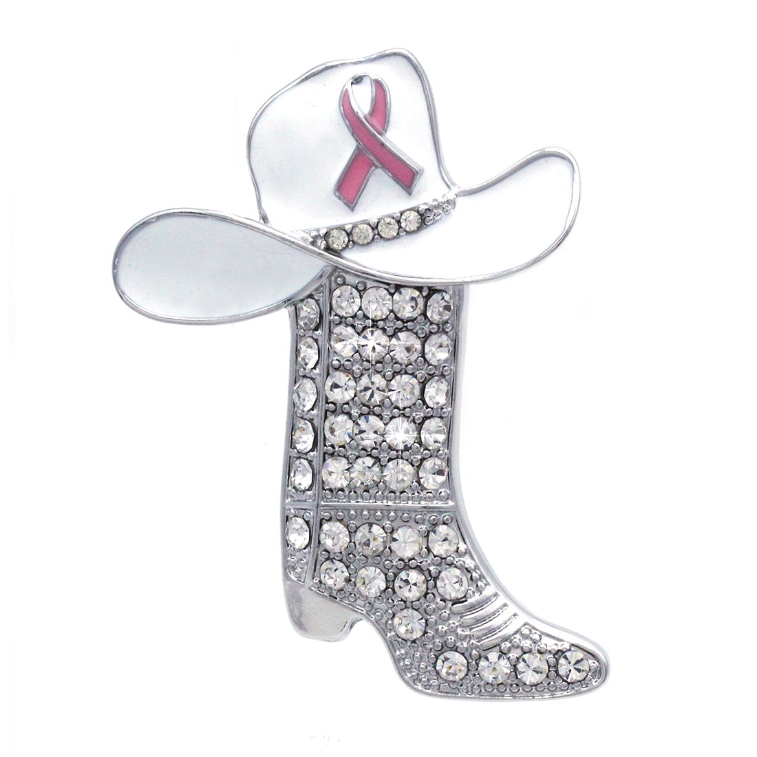 pink ribbon cowboy boots