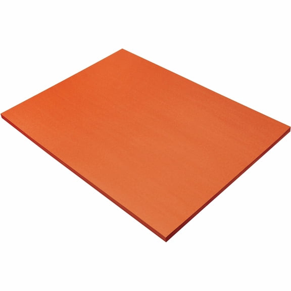 SunWorks Construction Paper Multipurpose - 24" x 18" - 50 / Pack - Orange