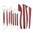 thumbnail image 1 of Dioche 11pcs Pottery Sculpting Set Portable Polymer Clay Sculpture Carving Knife Tool Set,Clay Sculpting Set,Pottery Sculpture Tool, 1 of 8