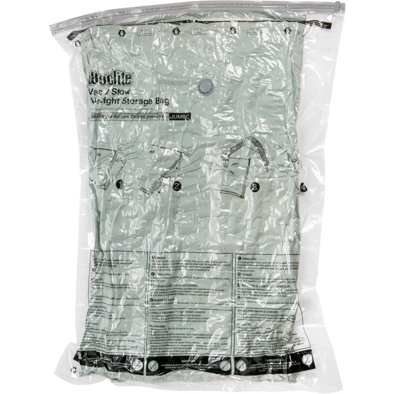 Woolite 4-Count 4 Vacuum Seal Storage Bags in the Plastic Storage