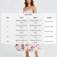thumbnail image 3 of WRKEKC Floral Dress for Women Vintage Floral Print Adjustable Spaghetti Strap Dress Soft Breathable Fabric Chic, 3 of 5
