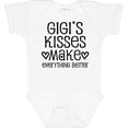 thumbnail image 3 of Inktastic Gigi Kisses Make Everything Better Boys or Girls Baby Bodysuit, 3 of 5