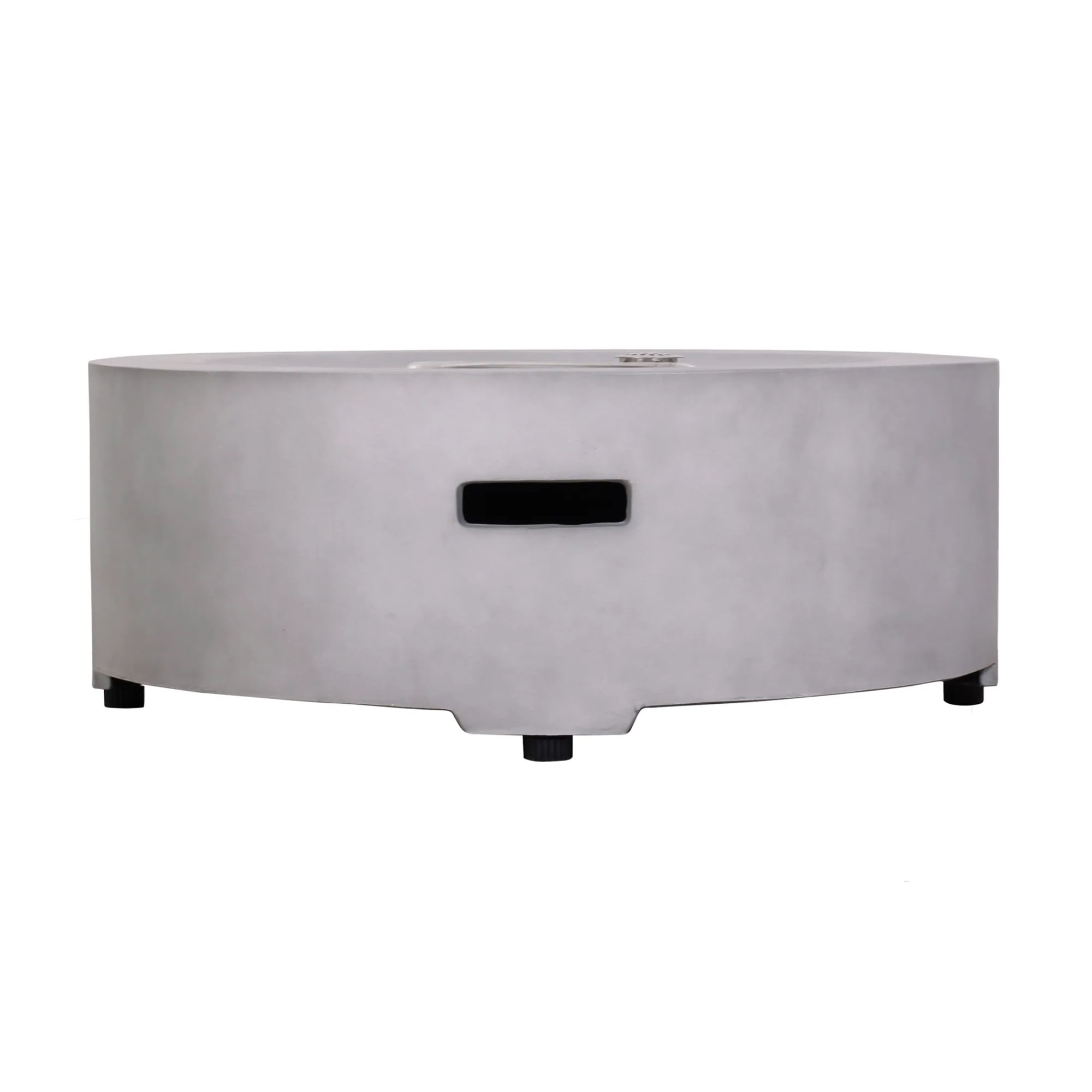 Outdoor Round Propane Gas Smokeless Fire Pit Rain Cover Stable Fire Fire Table Quick Ignition Gas Regulator Fireplace
