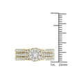 thumbnail image 4 of 1 Carat T.W. Diamond Single Halo 14kt Yellow Gold Engagement Ring Set, 4 of 5