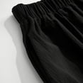 thumbnail image 4 of Qulqfy Womens Summer Maxi A-Line Long Skirts Layered Ruched Flowy Plus Size Black Skirt 2XL, 4 of 6