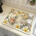 thumbnail image 1 of Super Antiskid Large Kitchen Absorbent Draining Mat Super Absorbent Draining Coffee Dish Drying Mat Quick Dry Bathroom Drain Pad, 1 of 5