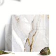 thumbnail image 2 of 12pcs White Wallpaper, Marble Gold Crack Pattern, Thickened Crystal Tile Stickers, Moistureproof, Waterproof,Scratchproof, Self-Adhesive, Removable Wallpaper, For Home Decor Wall Stickers, 2 of 5
