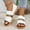 White, variant on Viluyesy Sandals for Womens, Wide Width Open Toe Soft Sole Comfort Casual Flat Shoes Black