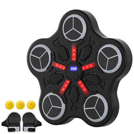 Music Boxing Machine for Kids – Wall-Mounted Bluetooth Smart Boxing Trainer with Workout Gloves,Dual Installation Options & Scoring Function for Home Use
