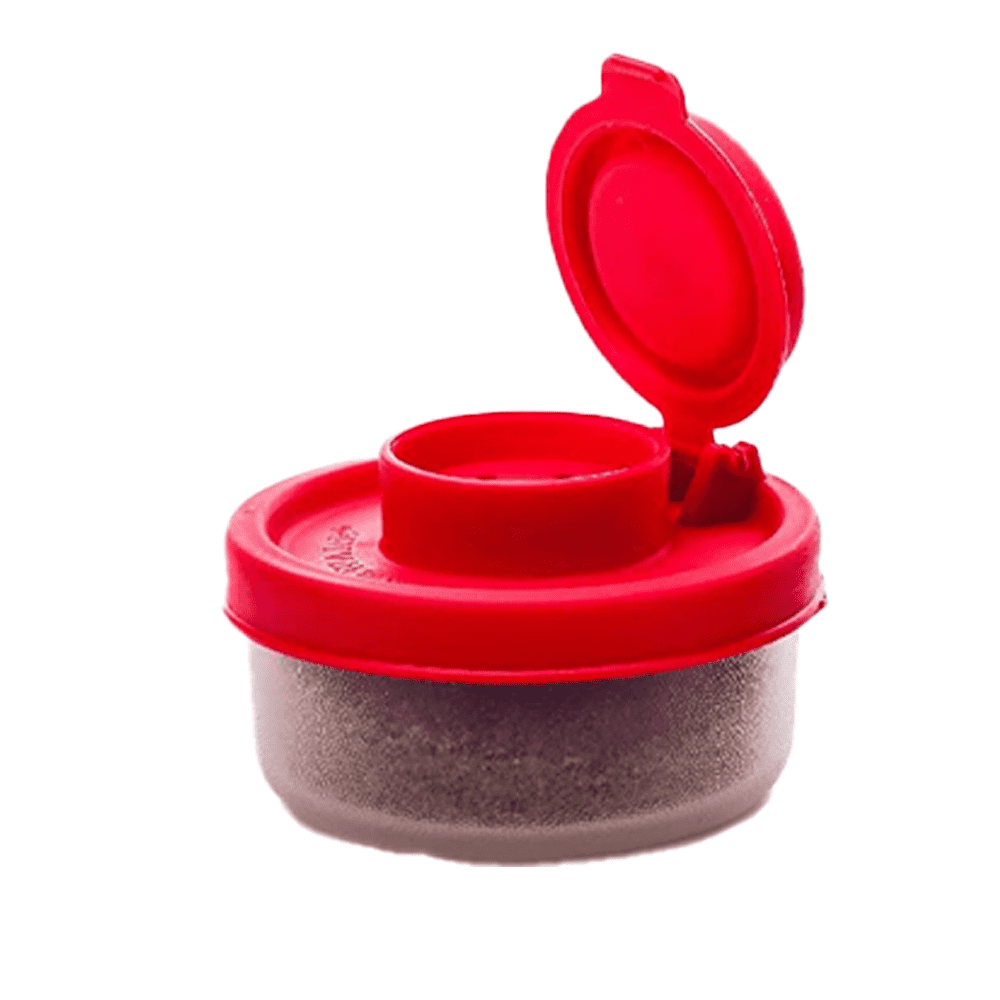 Salt and Pepper Shakers Moisture Proof Plastic Salt Shaker With Lid for Camping Picnic Outdoors