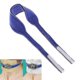 thumbnail image 1 of Dispositivo de fijación universal para tubo endotraqueal bronquial, soporte para cinturón de traqueotomía, 2 piezas, color azul, 1 of 2