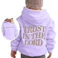 thumbnail image 7 of WRTFVZA Grey Hoodie for Boys, Trust In The Lord Youth Hoodie Oversized Sweatshirt (Big & Tall, Purple, 12-13 Years), 7 of 7