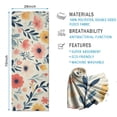 thumbnail image 2 of Pioneer Flower Floral Print Pattern Hot Yoga Mat Towel Non Slip for Hot Yoga - Quick-Drying Yoga Mat Cover with 4 Corner Pockets with Travel Bag - Hot Yoga Towel Non Slip 70"x26", 2 of 6