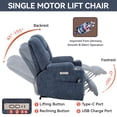 thumbnail image 3 of Elderly Power Lift and Massage Recliners with USB and Type C Ports and 2 Steel Cup Holders, 3 of 9