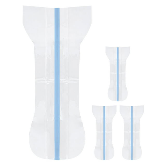 4 almohadillas de natación impermeables para mujer, protectores higiénicos transparentes, portátiles y de cuidado femenino para natación y uso diario