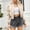 Khaki, variant on Womens Cropped Puffer Jacket Winter Long Sleeve Stand Collar Zip Up Warm Bubble Coat with Pockets Y2K Outerwear Thick Padded Fashion Streetwear