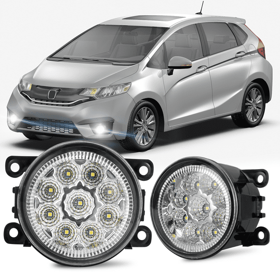 Fog Light - Compatible with 2015 - 2017 Honda Fit 2016