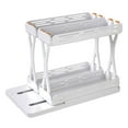 thumbnail image 1 of Pull Out Rack Organizer Rotating Double Rack To Space Kitchen Cabinet Organizer Rack Organizer 20 Lb Rice Storage Container, 1 of 2