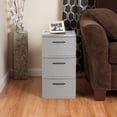 thumbnail image 6 of Sterilite 3 Drawer Storage Tower, Plastic Weave Medium Home Organizer, Cement, 2 Pack, 6 of 8