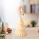 thumbnail image 5 of Candle, Aromatherapy, Rotating Christmas Tree, Home Decor, Desktop, Gift, Realistic Pine Scent, Long-Lasting Flame, Natural Soy Wax, Wooden Base, 8 Inches Tall, For Bedroom, Office, Living, 5 of 8