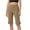 Khaki., variant on Akafmk Women's Stretch Yoga Shorts,Womens Stretchy Comfortable Yoga Work Fitness Athletic Casual Shorts Pants XXL