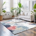 thumbnail image 3 of 3'x5' Area Rugs, Coastal Starfish Indoor Outdoor Area Rug for Living Room Bedroom, Ocean Weeping Coral Beach Conch Washable Bathroom Rugs Kitchen Floor Carpet Mats Home Decor Aesthetic, 3 of 8