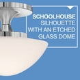 thumbnail image 4 of 47813CM Hinkley Lighting Knox - 12W 1 LED Small Semi-Flush Mount-9.75 Inch Tall and 12 Inch Wide-Chrome Finish, 4 of 6