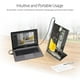 thumbnail image 4 of Monitor USB portátil ASUS ZenScreen 15,6" 1080P (MB16ACE) - Full HD (1920 x 1080), IPS, USB tipo C, cuidado de los ojos, superficie antirreflejos, estuche inteligente Lite, pantalla externa para compu, 4 of 5