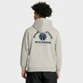 thumbnail image 2 of Men's Fanatics Off White Washington Wizards Crossover Collection Blocked Shot Premium Pullover Hoodie, 2 of 5