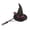 E, variant on Halloween Cat Witch Hat, Fun Pet Hat with Adjustable Elastic Strap, Cartoon Ghost Pumpkin Bat Skull Hat for Cats Small Dogs Holiday Outfit Accessory