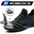 thumbnail image 3 of Steel Toe Shoes for Women Lightweight Breathable Safety Shoes for Men Construction Non Slip Composite Toe Shoes, 3 of 13