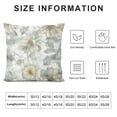 thumbnail image 5 of Orinice Flowers Leaves Graphic Decorative Pillow Case for Home Couch Living Room Bed Sofa - Durable Material, Multipurpose Use 12x12in, 5 of 5