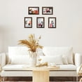 thumbnail image 2 of 4x6 Picture Frame Set of 18 Rustic Photo Frames 4 by 6 Display Wall or Tabletop, Brown, 2 of 7