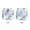 thumbnail image 5 of Lsque Rose Flowers Printed Women's Running Shorts with Liner Pockets,Elastic Quick Dry Workout Athletic Gym Yoga Shorts,Womens High Waist Shorts-Medium, 5 of 9