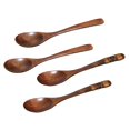 thumbnail image 2 of 4 Piezas de Cucharas de Madera PENGJTMXG con Línea Atada en El Mango, 2 of 4