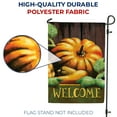 thumbnail image 4 of America Forever Welcome Garden Flag, 12.5 x 18 inch Double Sided, Fall Pumpkin Decor, Autumn Harvest Welcome Flag, Thanksgiving Outdoor Yard Banner, Rustic Farmhouse Decoration, 4 of 5