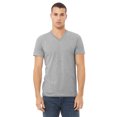 thumbnail image 2 of Camiseta unisex CVC Jersey con cuello en V Bella + Lienzo ATHLETIC HEATHER 3XL 3005CVC, 2 of 3