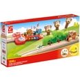 thumbnail image 2 of Hape: Music & Monkeys Railway - 19 pc Wooden Train Set, Jungle-Themed Musical Toy, Xylophone Melody Track, Brightly Colored, Toddlers & Kids 18 Mo+, 2 of 8