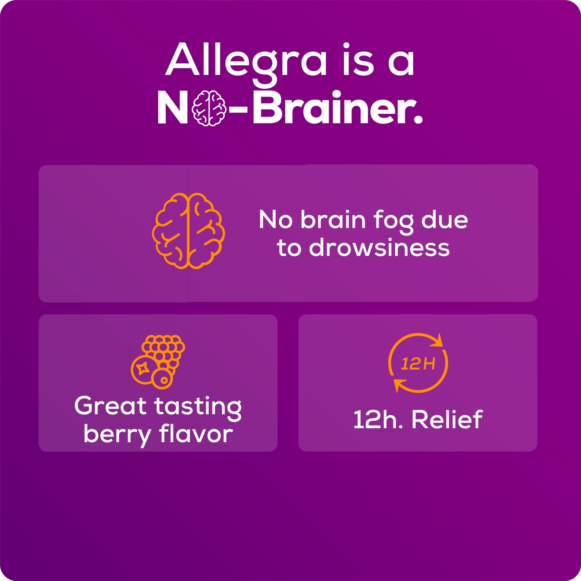 (4 pack) Allegra Children's 12-Hour Allergy Relief Liquid, Non-Drowsy Indoor and Outdoor Allergy Medicine, 30 mg Fexofenadine HCI Antihistamine For Kids, Berry Flavor, 8 oz.