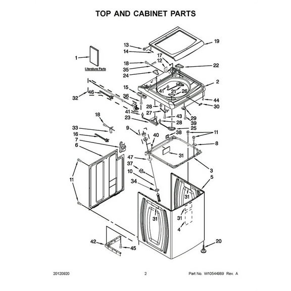 Whirlpool W10842414 Hinge - OEM Part