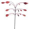 thumbnail image 1 of Copper Triple Leaf Wind Sculpture - Metal Construction, 360° Rotation - Weather-Resistant, Easy Assembly - for Garden, Patio, Balcony Decor, 1 of 1
