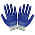 thumbnail image 2 of opvise Durable Waterproof Thorn Resistant Anti Skid Outdoor Gardening Protective Gloves Blue + White, 2 of 7