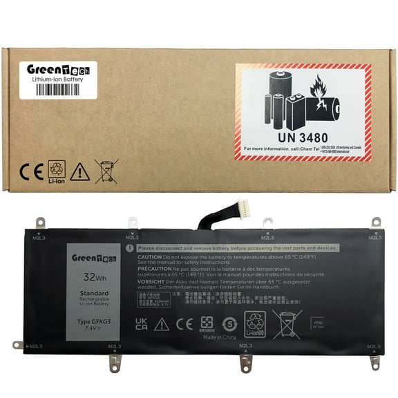 GREENTECH GFKG3 BATTERY FOR DELL VENUE 10 PRO 5056 TABLET 32WHR VN25R