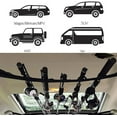thumbnail image 2 of Soporte para Caña de Pescar en el Interior, Capacidad para 5 Caña, Nailon Resistente Ajustable de 55 a 78 Pulgadas, Correas para Colgar Caña de Pescar para SUV/vagones/furgoneta/jeep/camión, 2 of 7