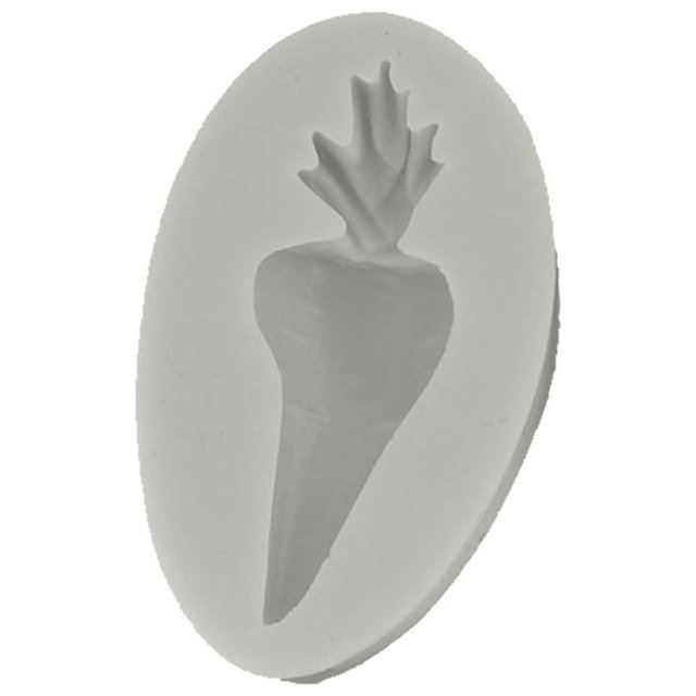 Fiudx Decoración para Pastel de Conejito de Pascua, Forma de Rábano, Material Epoxi, Multiusos para Pasteles, Panes, Mousse, Gelatinas y Fabricación de Jabón. Ideal para Celebraciones de Primavera. T
