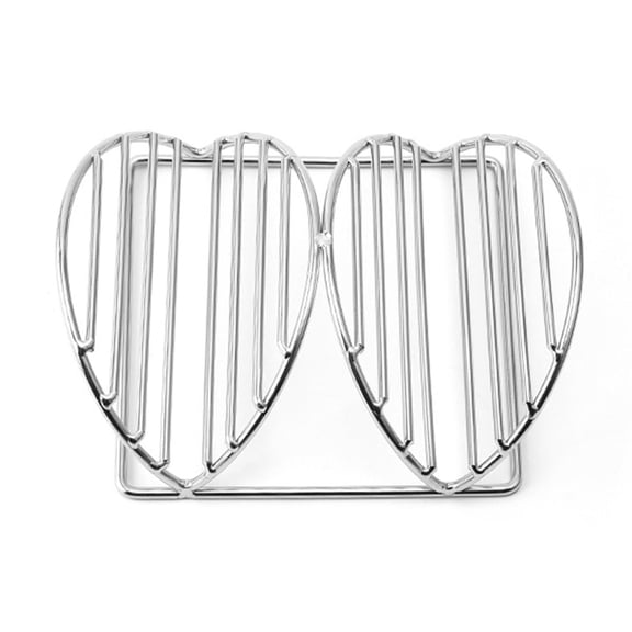 Homelife Stainless Steel Taco Holder Stands for 3 Tacos Rust-Proof Taco Tray Plates for Crispy Shells Heat-Resistant Burrito Stand for Holidays Outings