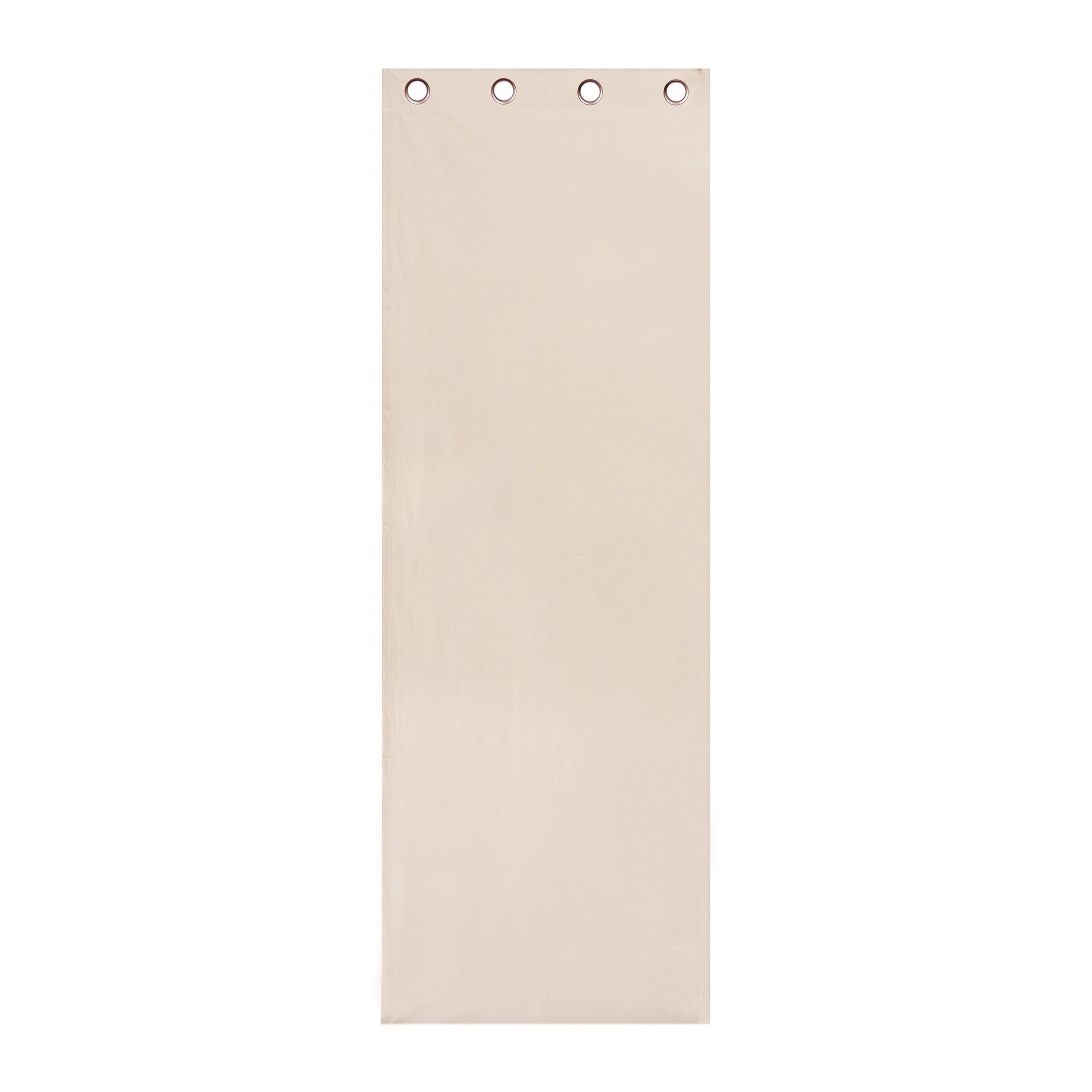 Mainstays Beige Solid Blackout Grommet Single Curtain Panel, 30" W x 84" L