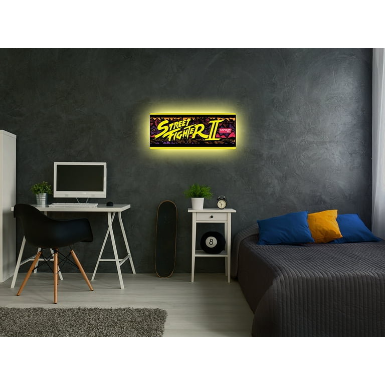 Arcade1up Street Fighter II Light Up Wall Mounted Marquee Arcade1up Street Fighter II Light Up Wall Mounted Marquee