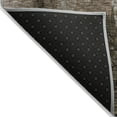 thumbnail image 3 of 8' X 10' Brown Black And Beige Abstract Washable Indoor Outdoor Area Rug, 3 of 5